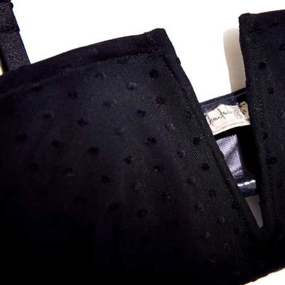 Free People Sierra Bandeau Wireless Bra Black - Picture 5 of 8